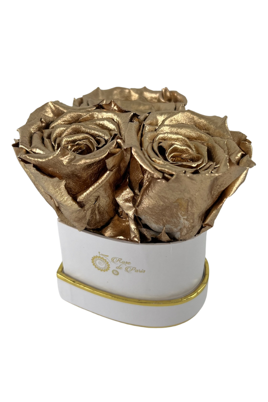 HEART 3 with Gold Roses