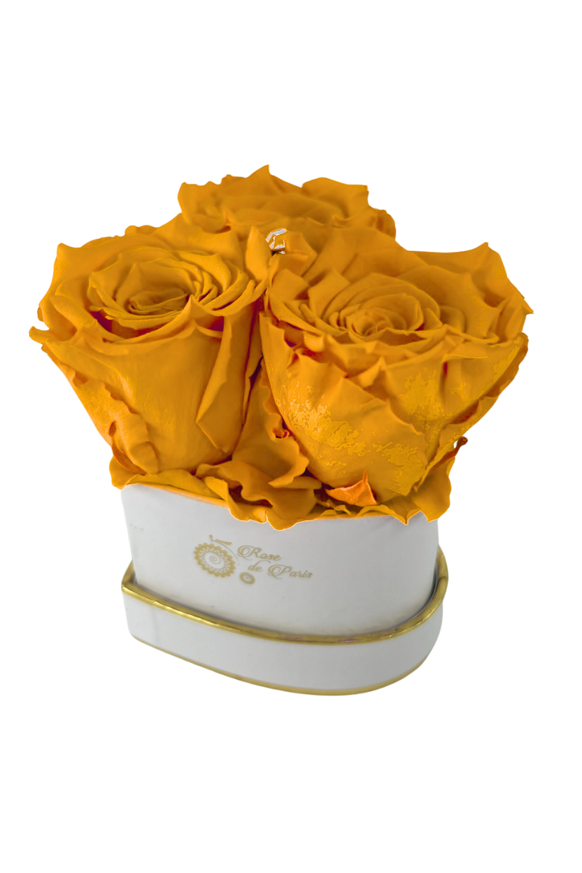 HEART 3 with Orange Roses