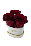 HEART 3 with Dark Red Roses