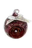 Glitter Gold Dark Red - Rose Marble