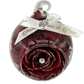 Glitter Silver Dark Red - Rose Marble