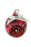 Glitter Silver Red - Rose Marble
