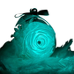 Glow in the dark Blue - Rose Marble