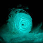 Glow in the dark Blue - Rose Marble