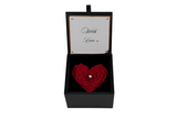 HEART 1 - 1 Red Rose in squere gift box
