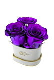 HEART 3 with Purple Roses