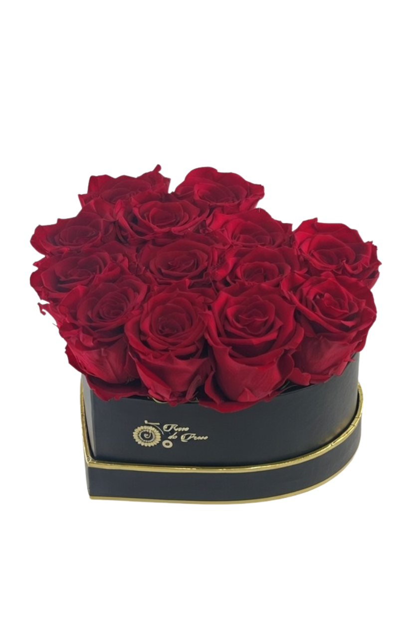 HEART 13 with Red Roses