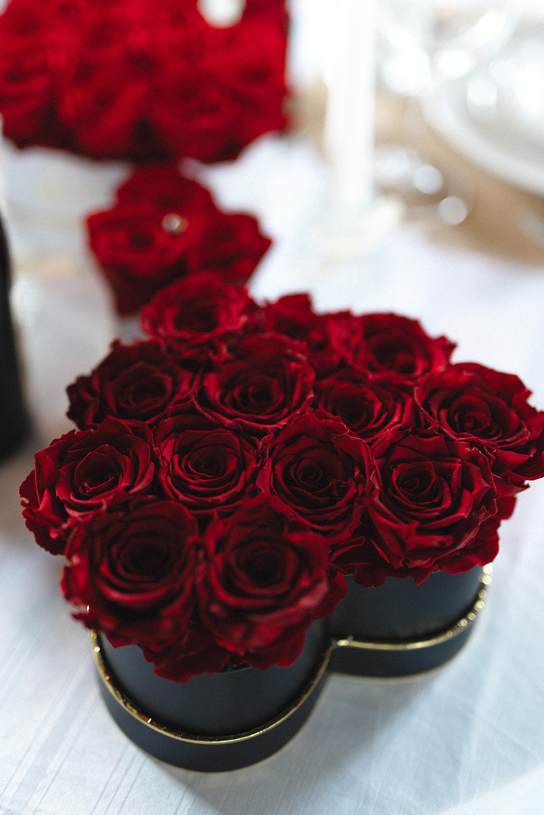 HEART 13 with Red Roses