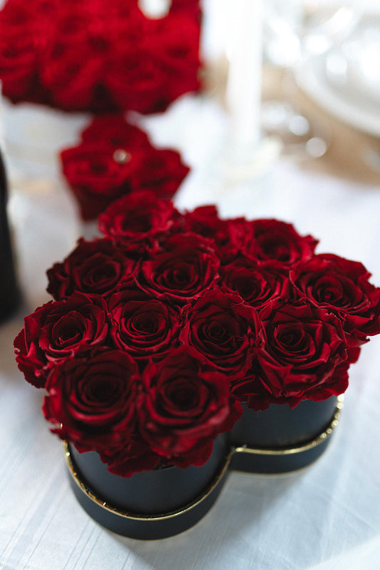HEART 13 with Red Roses