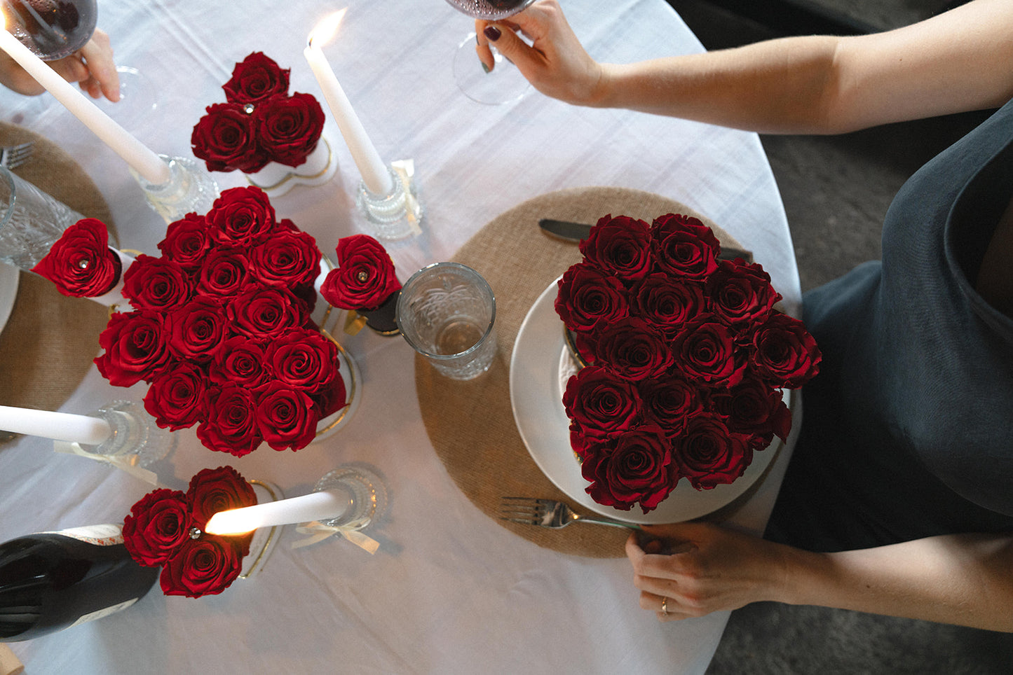 HEART 13 with Red Roses