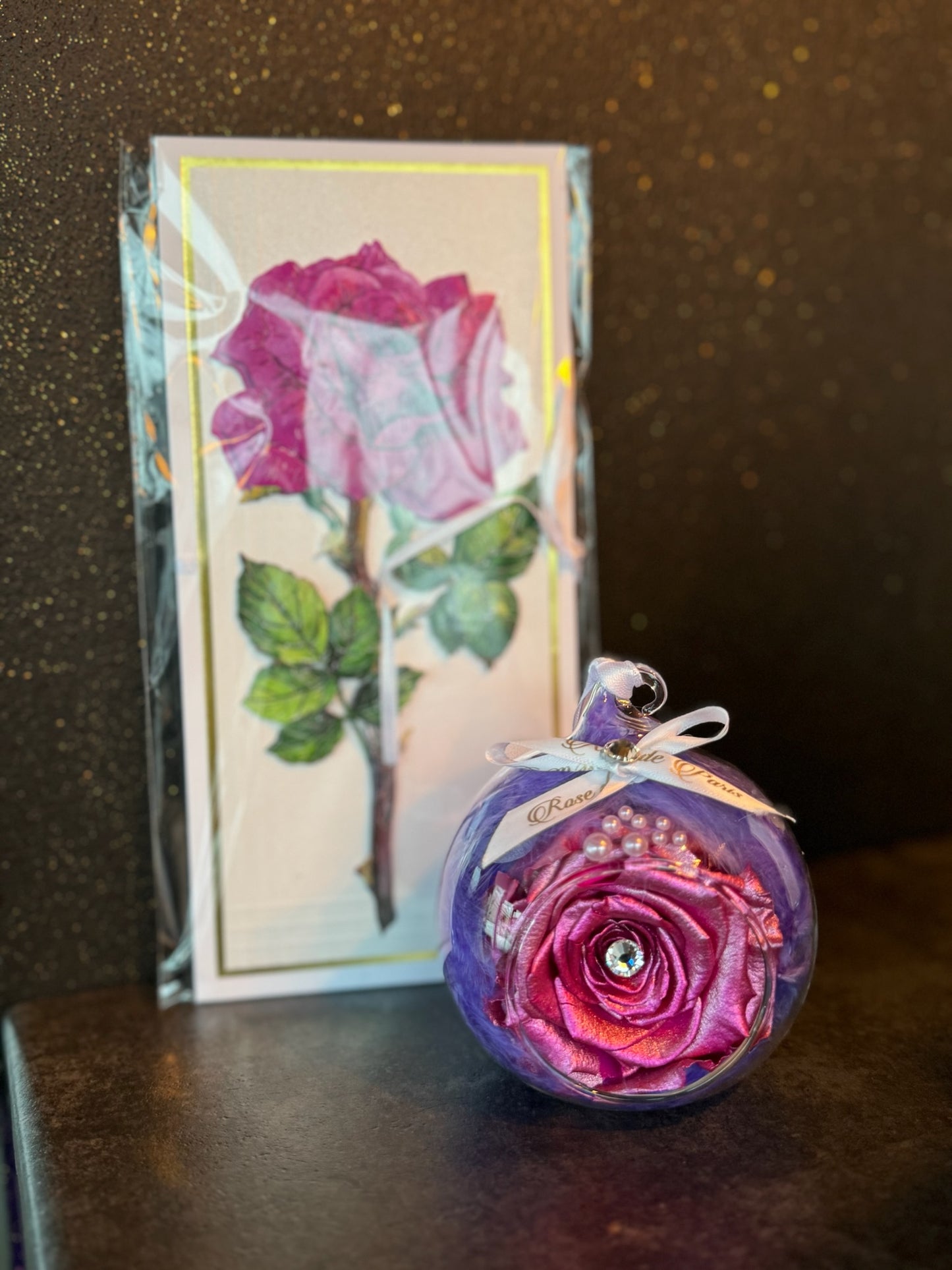Metallic Pink - Rose Marble
